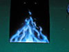 true blue fire