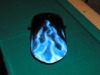 True blue fire